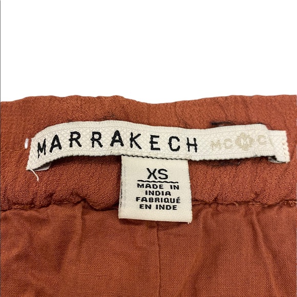 Anthropologie Marrakech Boho Burnt Orange Pull On Shorts, Womens XS - Picture 5 of 8